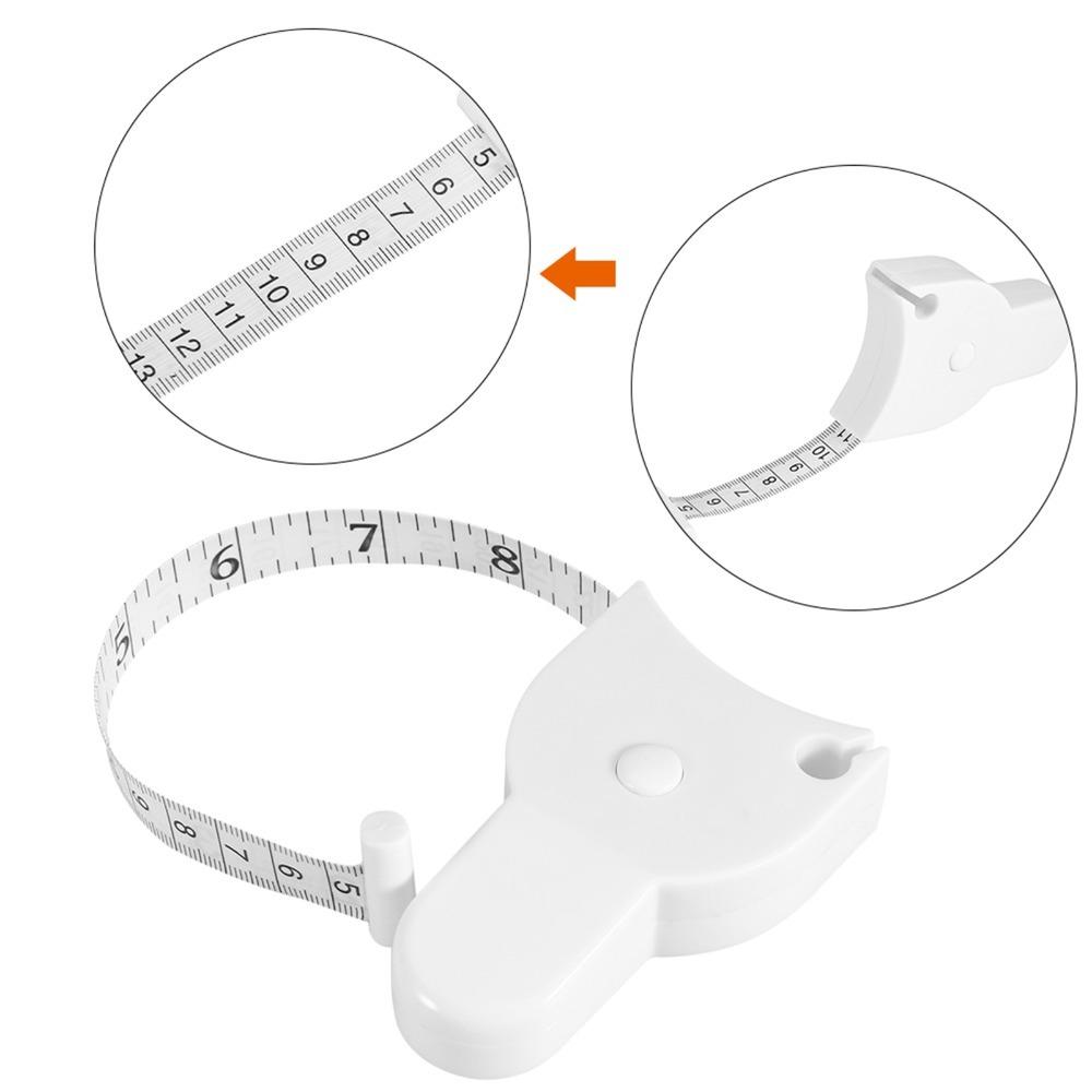 2pcs Direct Reading Retractable Tape Measure Automatic Retractable Tape For Fitness Weight Loss