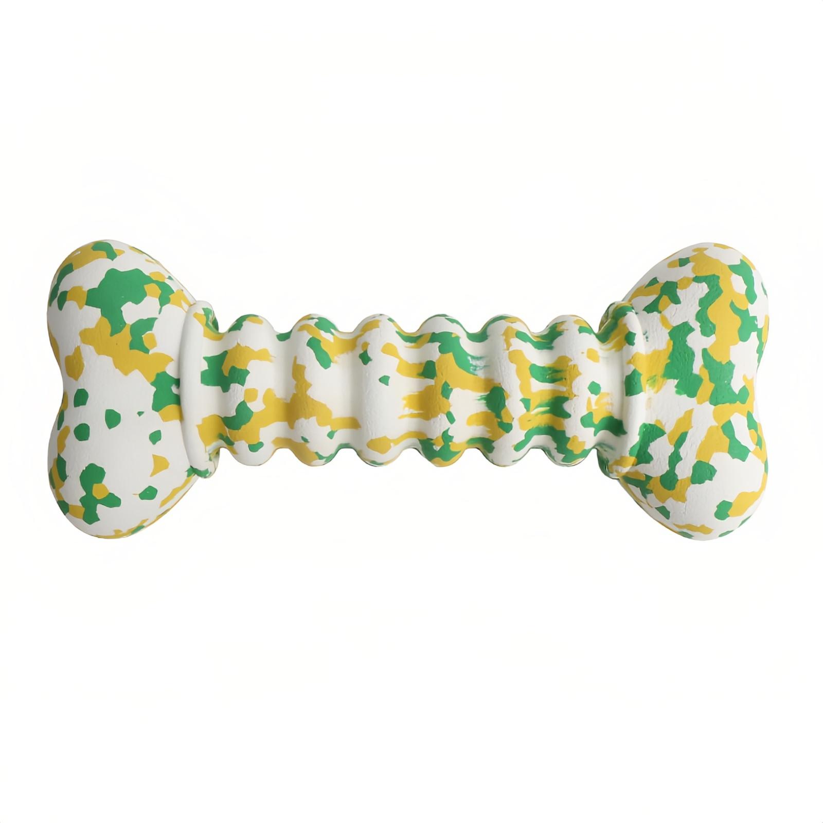 

Dog Chew Toys For Aggressive Chewers, Safe Fiber & Nature Rubber Partially ,Teething Cleaning Toys For Small Medium Large Dog Breeds One Size зелений