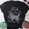 Silver Maltipoo Shirt, , , Funny Maltipoo Dog Lover Gift, Cute Gray Maltipoo T-shirt, Doodle Poodle Mix Tshirt Pet Tee Mom Dad