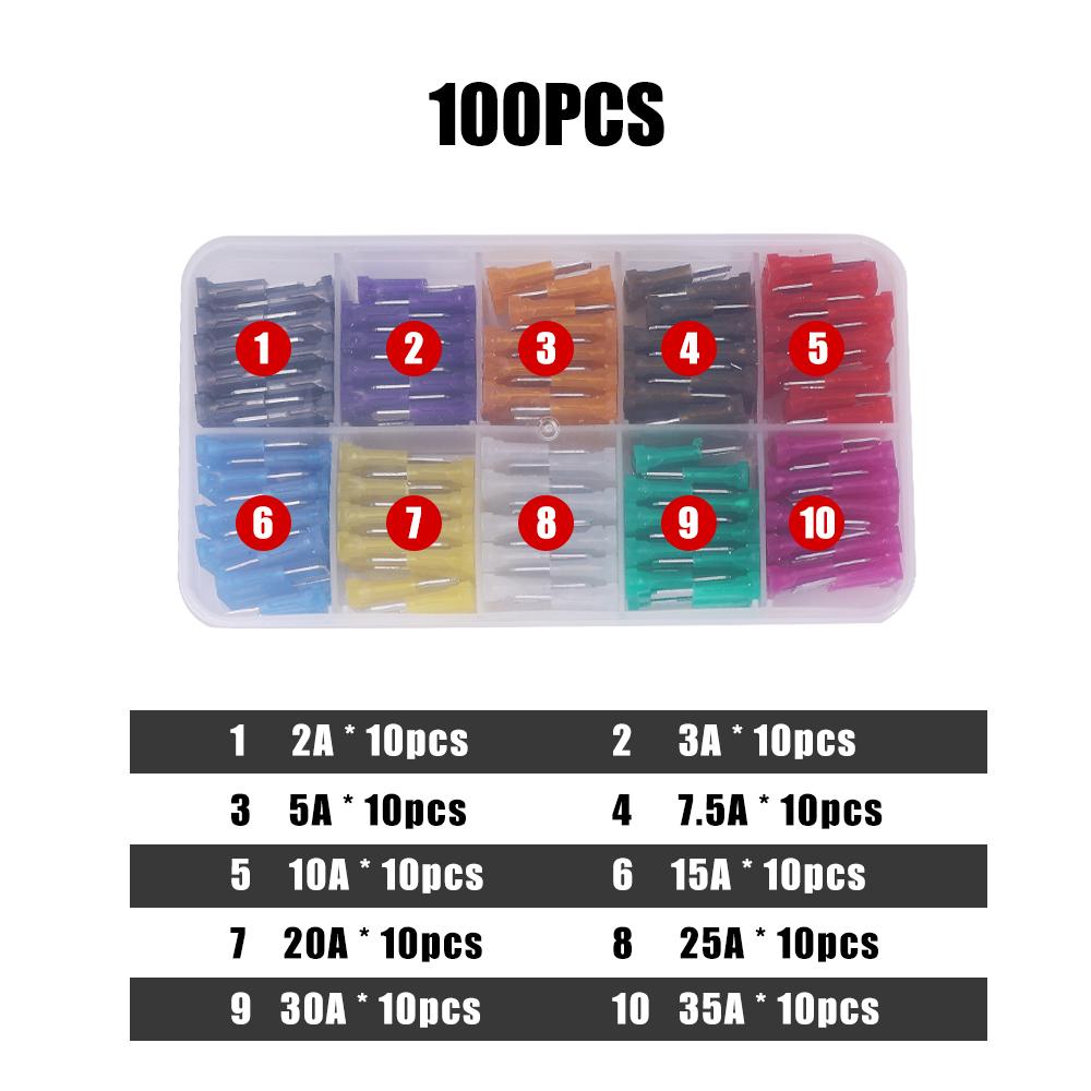 50/100 bucăți inserții de siguranță auto