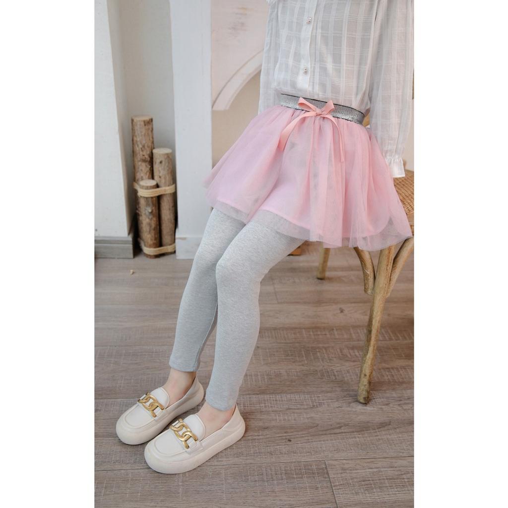 Spring and Autumn Girls' Pants Candy Colored Matte Warm Children's Bottom Pants Cotton Can Be Worn Inside Out Children's Pants