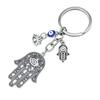 Turkish Evil Eye & Hamsa Hand Keychain Pendant