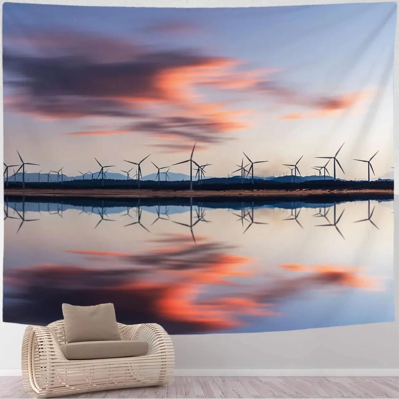 Гобелен с изображением ветряной турбины — фото 10