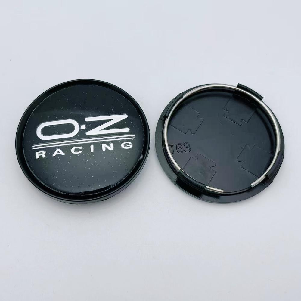4pcs 63mm O.D OZ O.Z Racing Logo Emblem Car Wheel Center Caps 58mm I.D Hub Center Dust Cover Rim Hubcap Car Accessories for M592