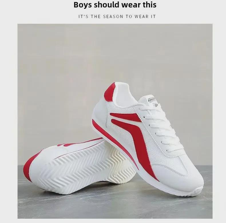 Men's Summer Korean Style Mesh Sports Shoes - Casual Trendy Running Sneakers