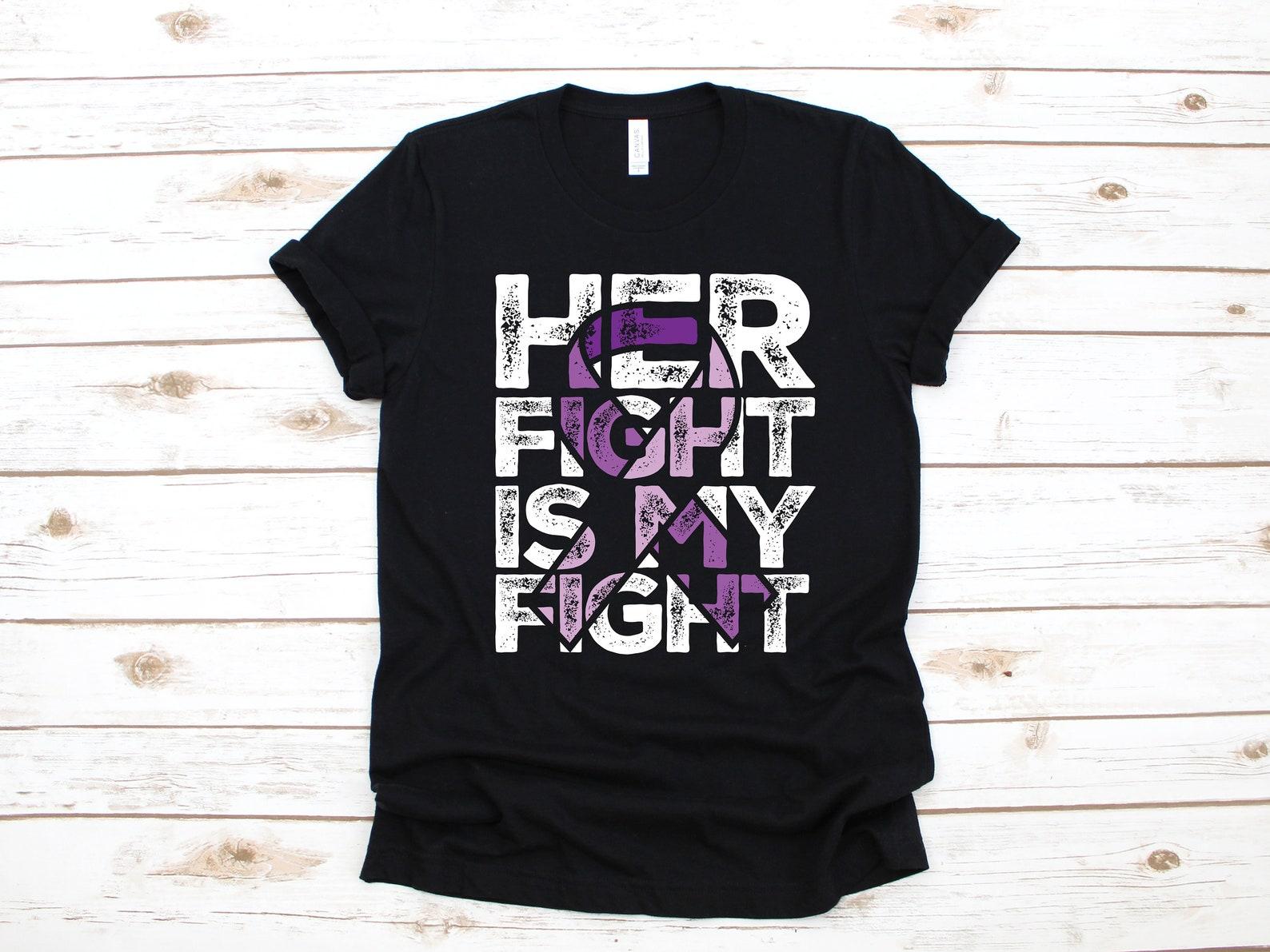 Lupus Her Fight Is My Fight Shirt | Lupus Awareness T-Shirt |T-shirt | T-shirt | T-shirt | Tank Top 3XL