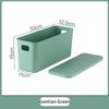 Storage Box with Lid Underwear Toy Ties Socks Snack Shorts Cosmetic Plastic Home Desktop Office Bathroom Storage Organization