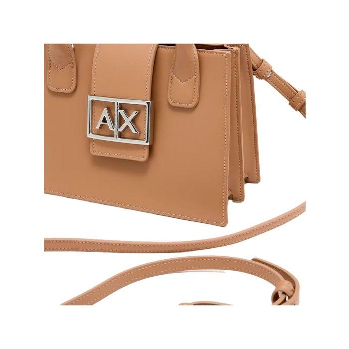 Sacs à main Armani Exchange Femme signature Marron Synthétique