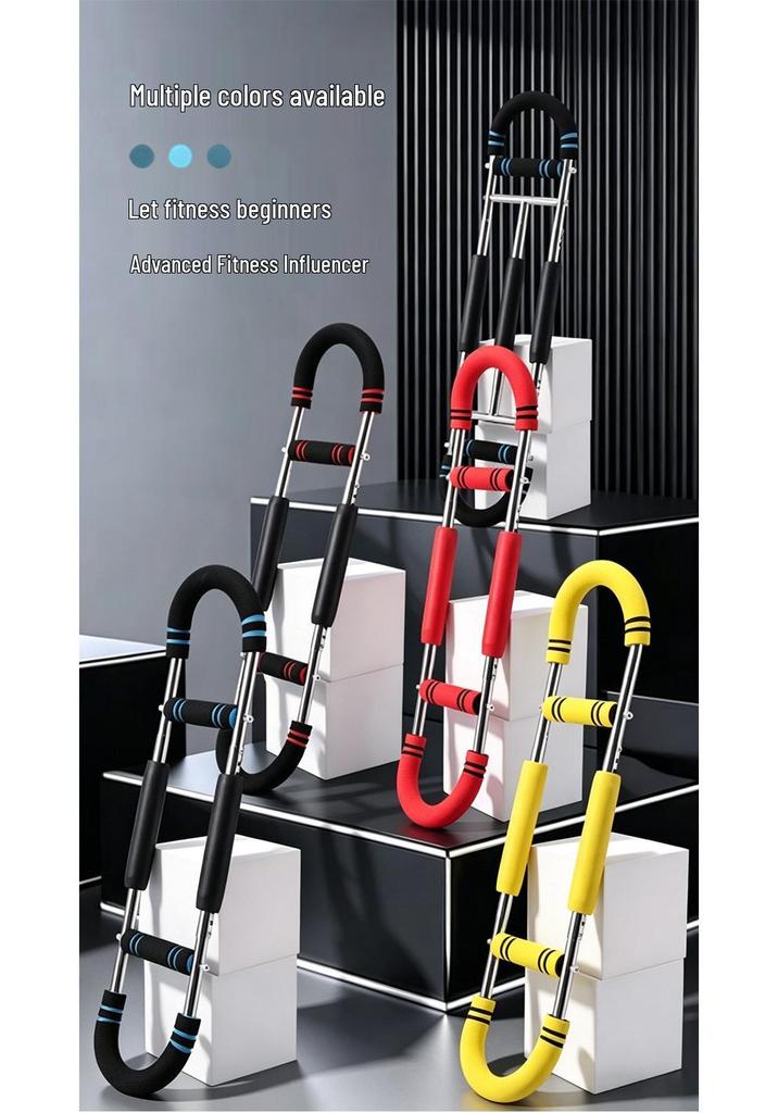 Three-Speed Adjustable U-Shaped Arm & Chest Strength Trainer Fitness Equipment