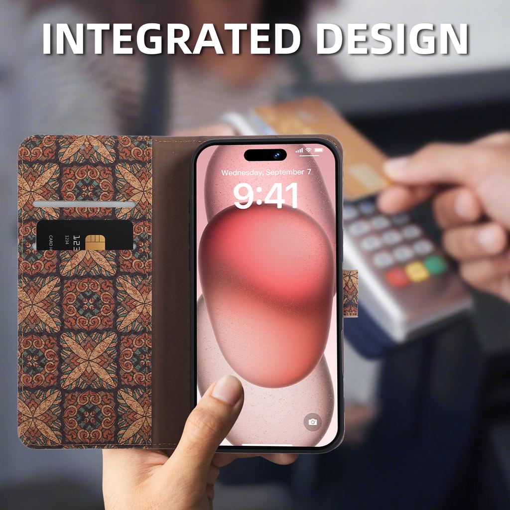 For Sony Xperia 1 VII Leather Wallet Case Bohemian-style TPU PU Phone Cover with Stand