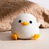 Duck Night Light Dimmable Soft Lighting Flicker Free Rechargeable Adorable Appearance Cartoon Duck LED Bedside Lamp