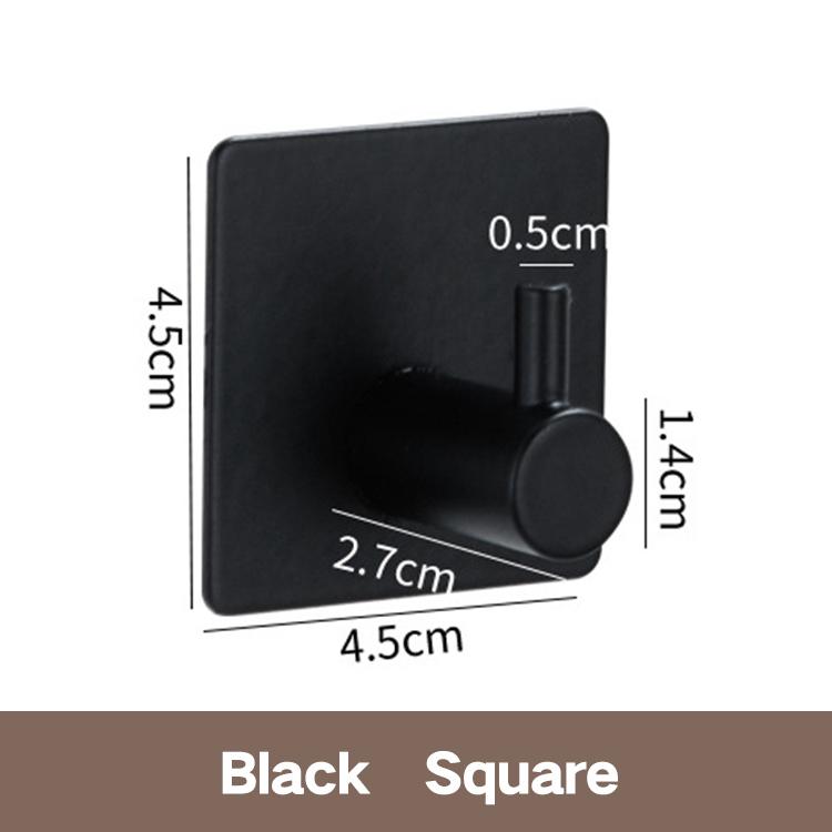 Small Kitchen & Bathroom Towel Door Hanger Hooks New Design Stainless Steel Double Adhesive Rustic Wall Robe