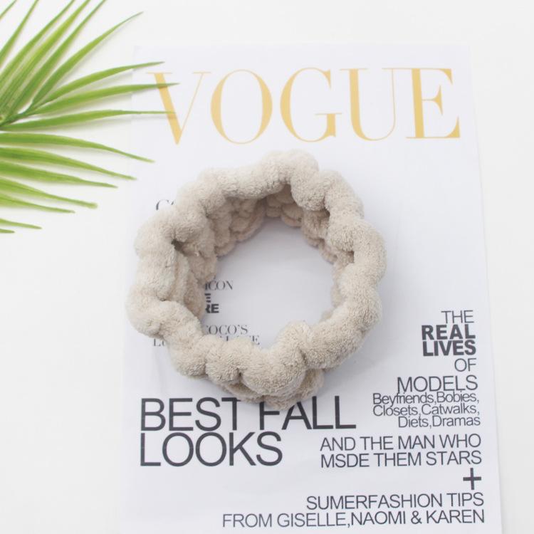 Face Wash Headband Makeup Single Circle Coral Velvet Hair Cover Sports Yoga Hair Accessory For Women