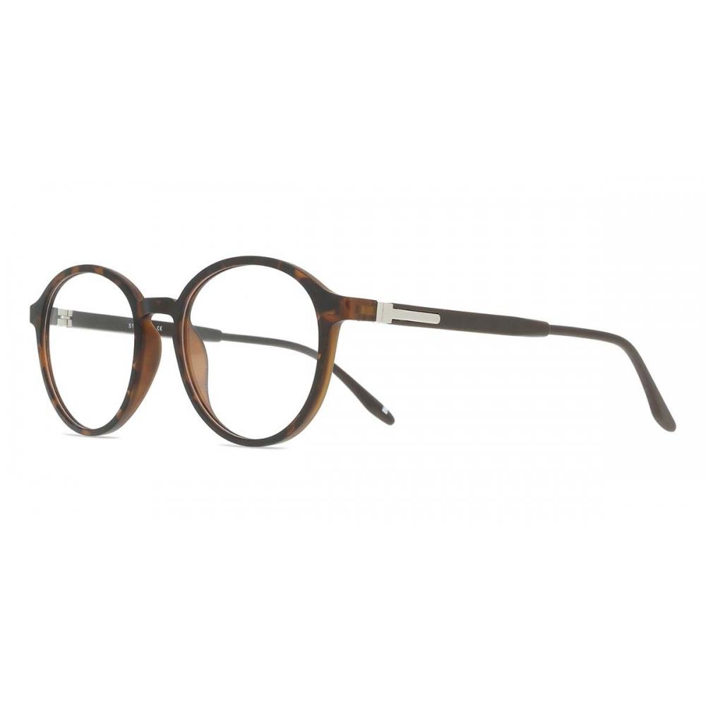 Full Rim Round Matte Tortoise Smartbuy Collection Camelo Trc 184a Fashion Unisex Eyeglasses