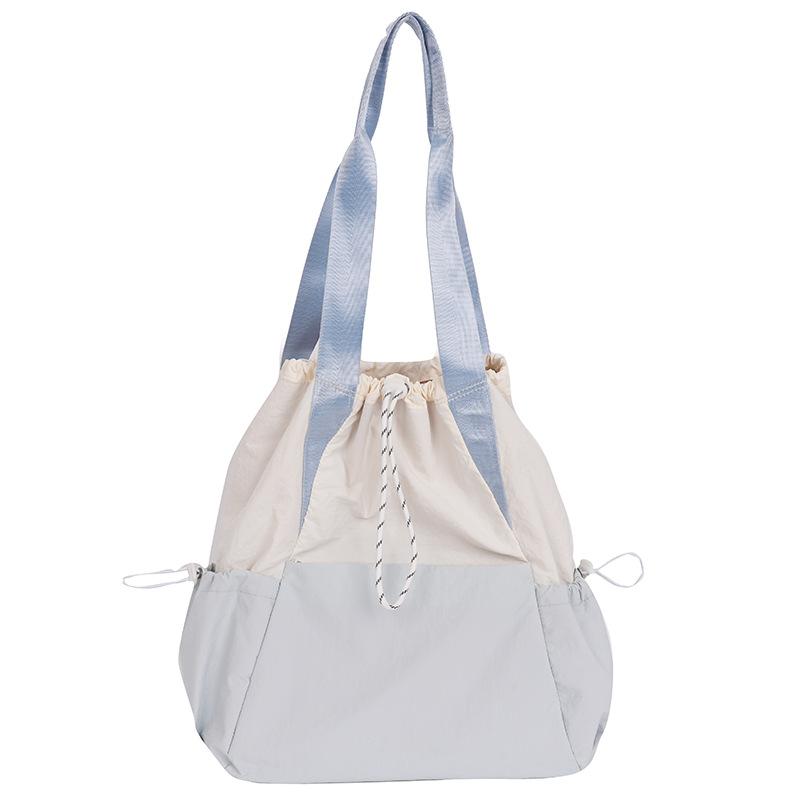Schoolbag1011 new small fresh large capacity drawstring backpack class travel commuting versatile single shoulder tote bag backpack