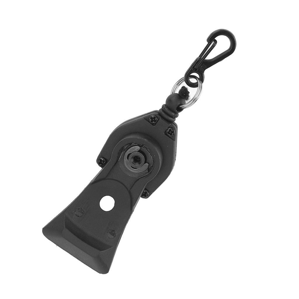 Wooden Hook Ring Game for Adults Kids Yard Games Outdoor Indoor Toss Game Toy for Home Party Square Base 5 Holes Black