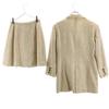 KENZO Skirt suit Setup 38 Beige Tailored jacket Wrap skirt Women Used