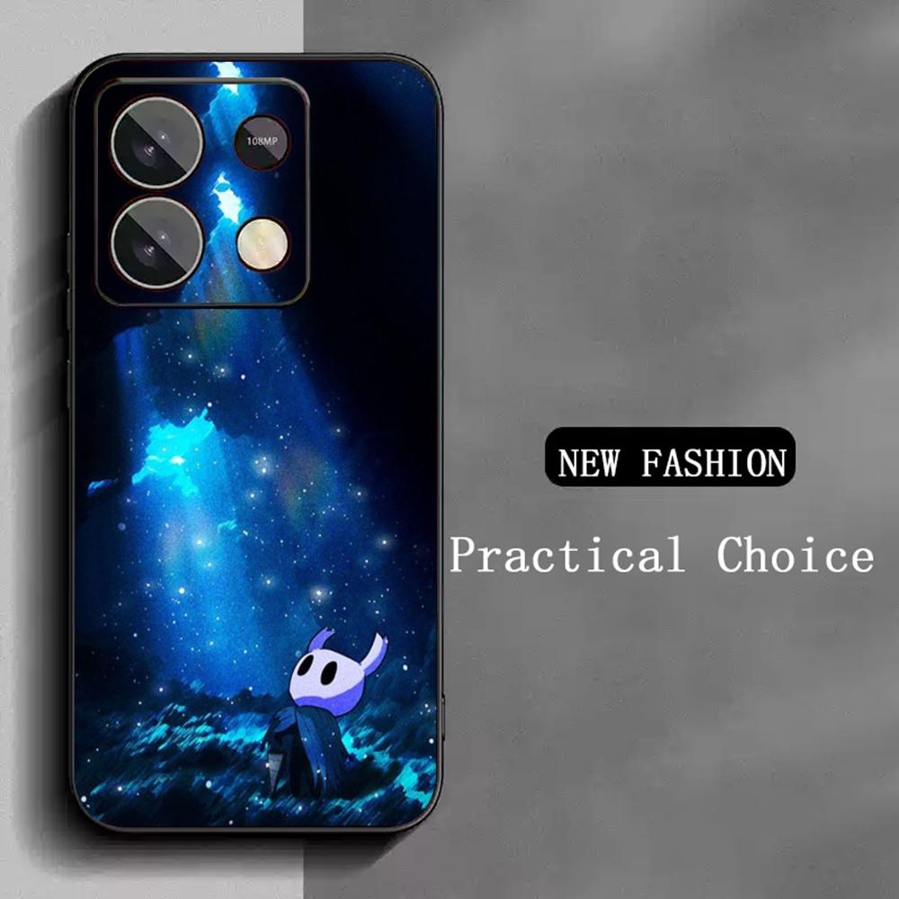 Hollow Knights game fashion pattern Phone Case For Redmi Note 14 13 12 11 Pro Plus S 5G 14C A3 Soft Black Phone Cover