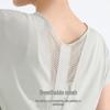 Damen Schnelltrocknendes Atmungsaktives Yoga- und Lauf-T-Shirt - Locker Figurschmeichelndes Kurzarm-Oberteil