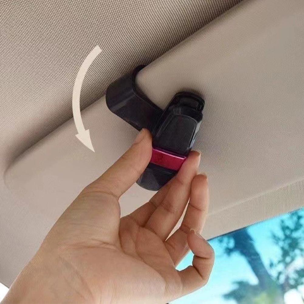 Car Glasses Case Universal Car Sun Visor Glasses Holder Sunglasses Clip Card Ticket Eyeglasses Holder Sunglasses Clip