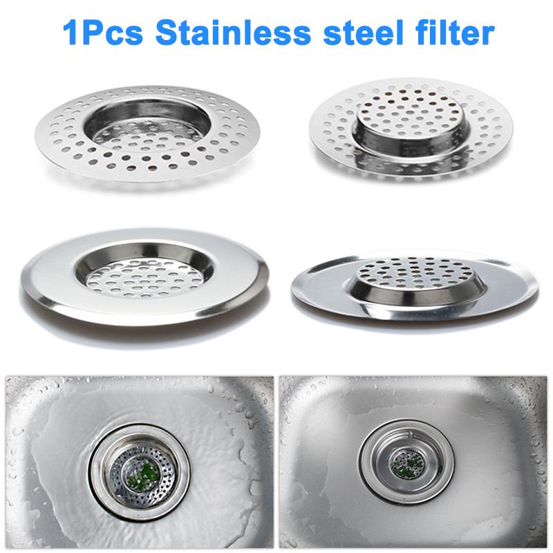 Sink Strainer Kitchen Sink Grid Filter Stainless Steel Drain Hole Filter Mesh Protection Against Clogging Kitchen Accessories