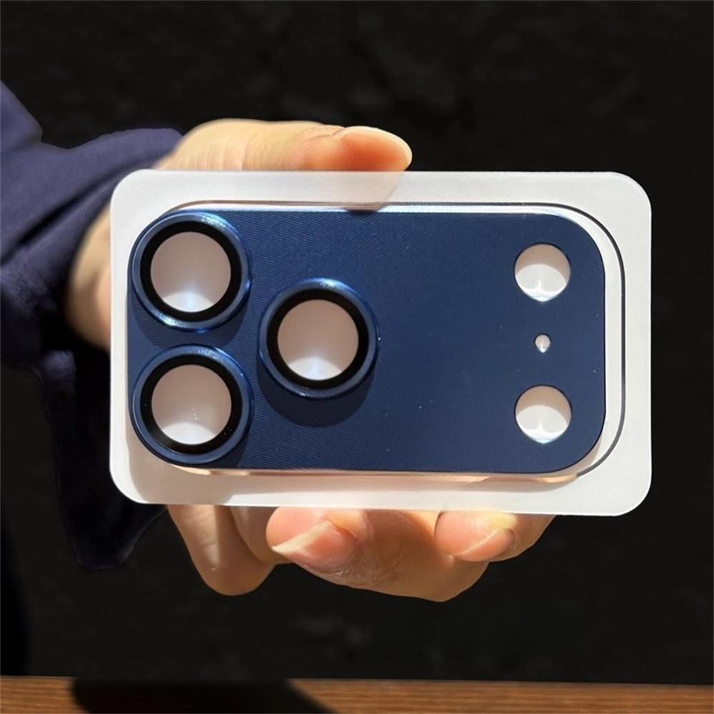 Metal Camera Full Coverage Protector Cover For IPhone 17 16 15 14 13 12 11 Anti-scratch High Definition Glass Lens Protect Cap