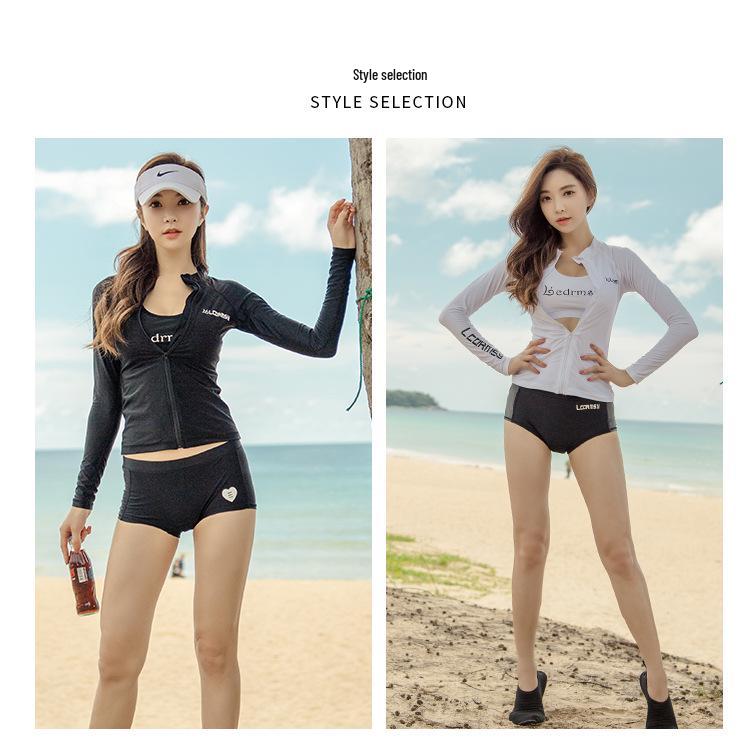 Women's Slimming Quick-Dry Surfing & Diving Sunsuit with Jellyfish Print, Korean Style