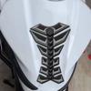 Rutschfester Motorrad-Tankpad Dekoratives 3D-Fischgrätenmatte Motorrad Dekoration