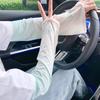 New Large Size Arm Sleeves Women Men Driving Cycling UV Protection Sleeves Summer Ice Sleeve Gloves Loose Breathable Arm Cover