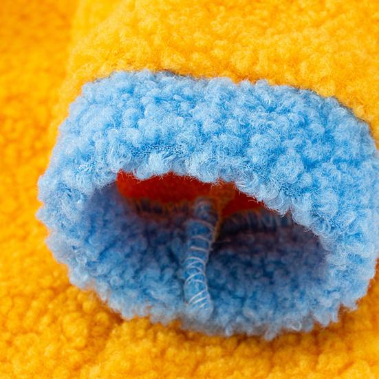 Ubranka dla zwierząt Wygodna ciepła zimowa bluza dla zwierząt Wzór z kreskówek Jasny kolor Stylowy