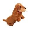 Dachshund Stuffed Animal Dog Body Pillow Realistic Miniature Dachshund Fluffy Sleepy Realistic Soft Sleeping Soothing Interior Present Birthday