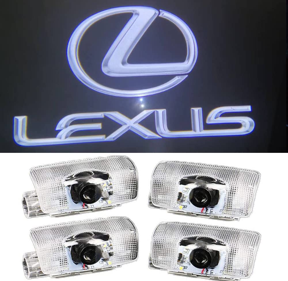 

Boseyway LED Door Lights, Courtesy Lights, Welcome Lights, and Logo Projection for Lexus LS, LC, ES, IS, LX, RX, and GX (Set of 4)
