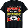 Dad And Mom Daddy Of The Birthday Boy Family Party Decor T-Shirt