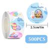 Cute Painted Eggshell Stickers Easter Egg Rabbit Stickers Lovely Easter Stickers  Hand Ledger