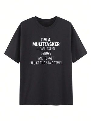 Unisex Slogan Graphic T-Shirt