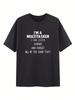 Unisex Slogan Graphic T-Shirt