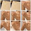 DIEYURO 316L Stainless Steel Fashion White Round Zircon Back Of Hand Chain Finger Bracelet Lady Trend Classic Waterproof Jewelry