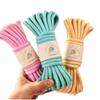 8mm Polyester Core Rope 5m Colorful Braided Cord for Pet Leash Making Rope Crochet Bag Strap Handmade Craft Clothing Accessories
