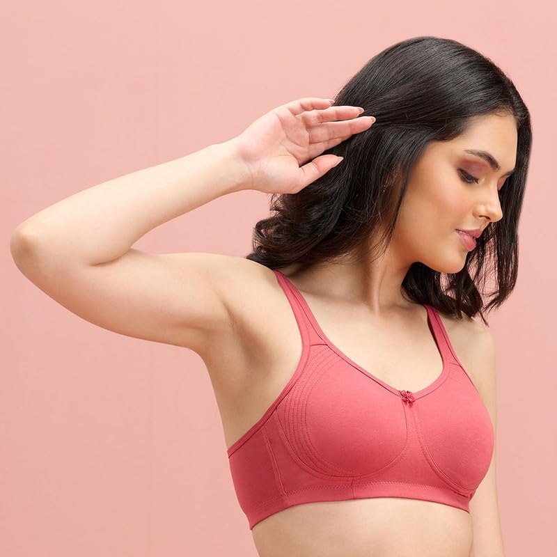 

NYKD от Nykaa Окруженная любовью Хлопок Форма и поддержка Без наполнителя Без косточек NYB169 Оранжевый (40C) 40C оранжевый