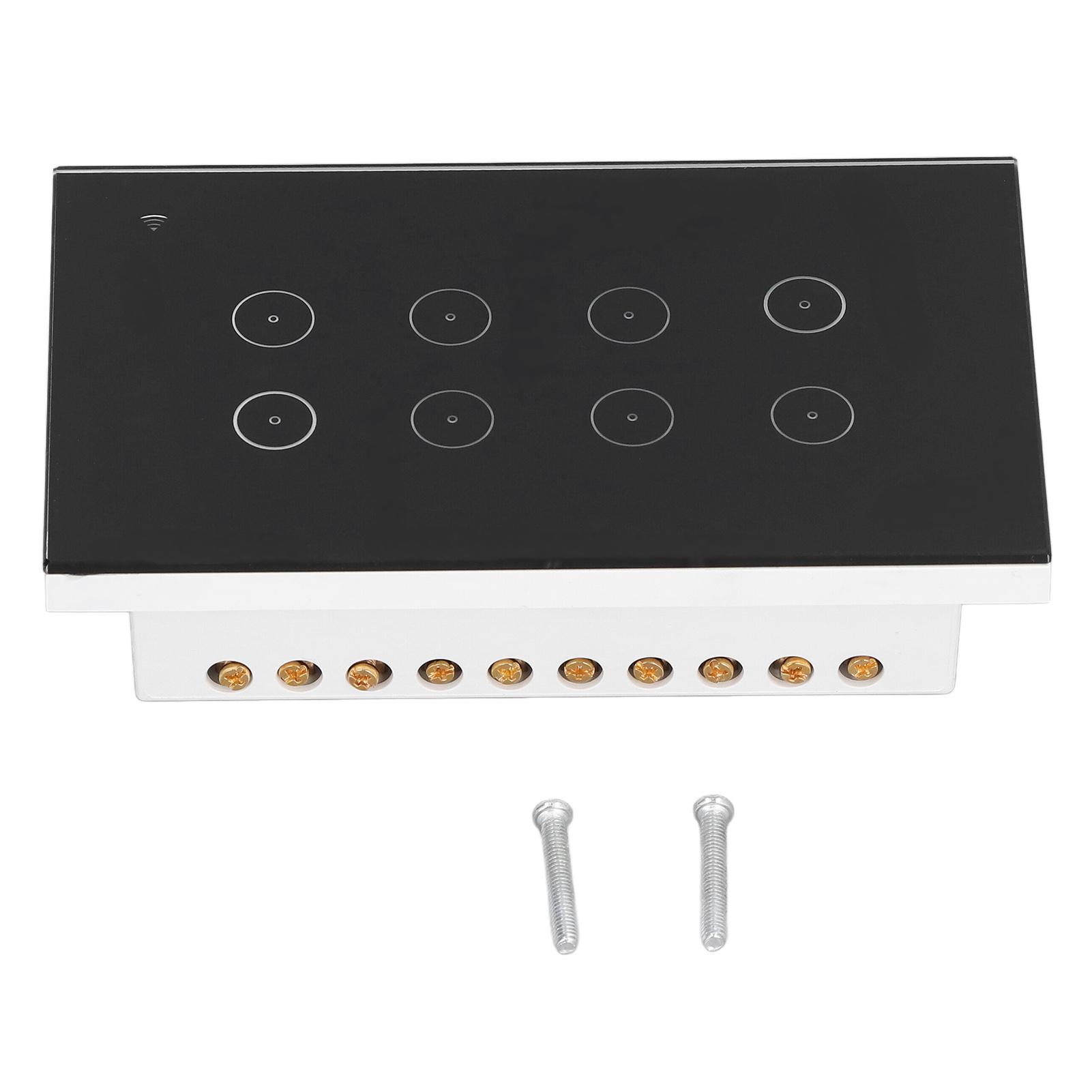 

8-клавишный умный выключатель WiFi настенный выключатель пульт дистанционного управления сенсорный выключатель для квартиры 95-250 В переменного тока