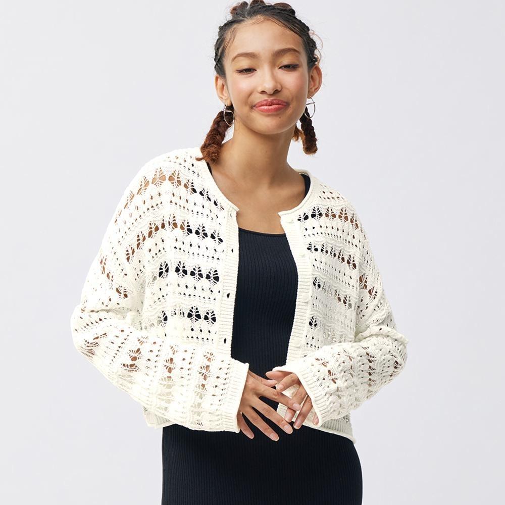 

Кардиган открытой вязки с длинными рукавами GU by Uniqlo