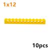 Technical Building Block MOC Combination Studded Long Beam with Hole Thick Bricks Compatible 3703 32018 3895 2730 3894 3701 3700