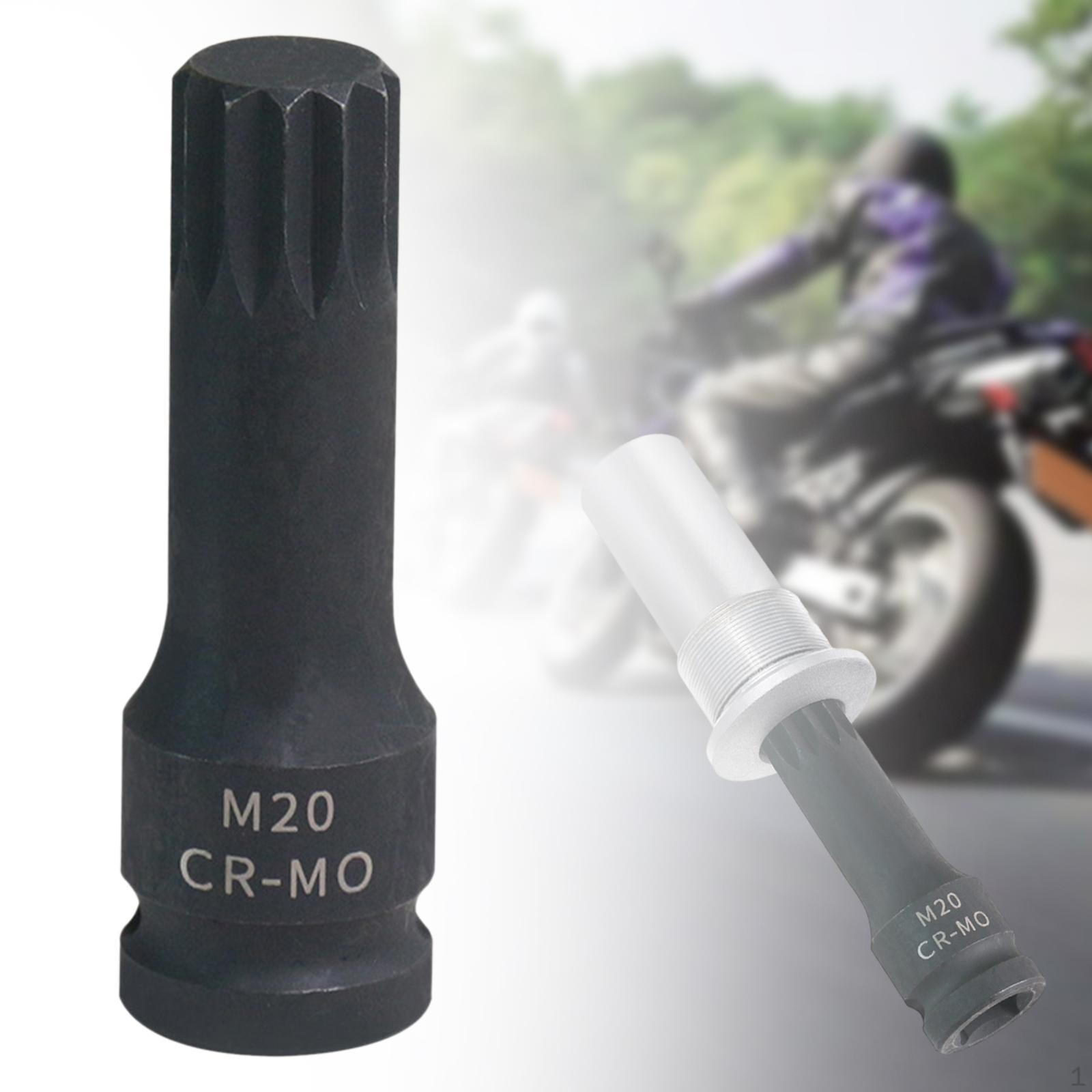 

Triple Square Bit Sockets Metric 3 Length Functional Mechanical Work DIY Enthusiast Impact