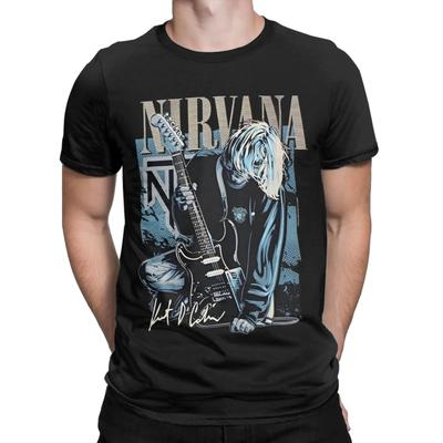 T-shirt Grafica Banda Grunge Nirvana Streetwear Vintage Y2K Uomo [S-6XL]