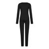 Women's Fashion Colour Slim Fit Long Sleeve Jumpsuit