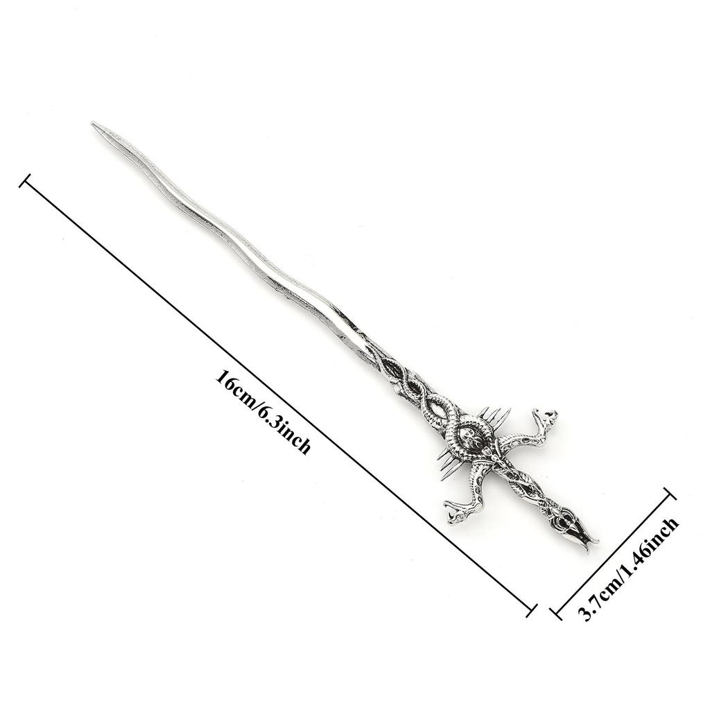 Retro Gothic Spider Medusa Hairpin - Viking Norwegian Style Party Jewelry