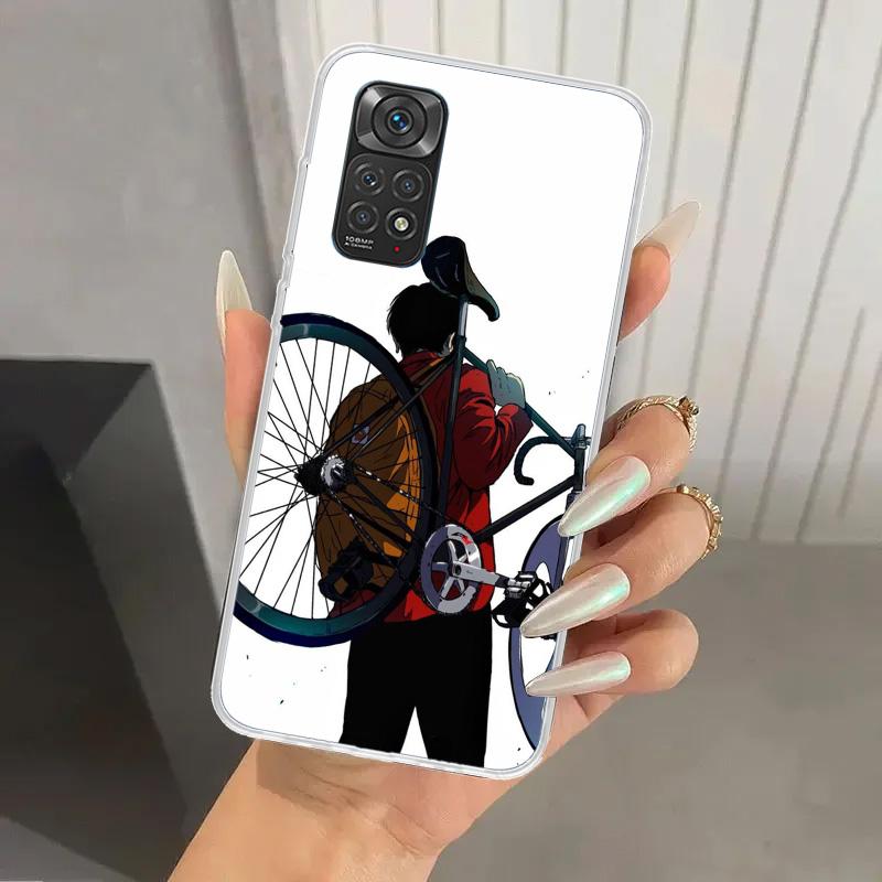 Bicycle Bike Sport Phone Case for Xiaomi Redmi Note 15 14 14S 13 12S 12 Pro 11S 11 Plus 11T 11E 10S Soft Funda Print Shell Redmi