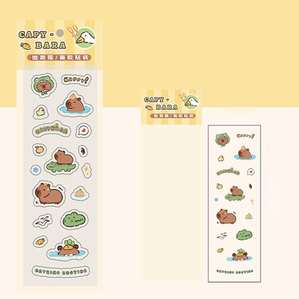 Cartoon DIY Notebook Diary Decoration Paste Cute Guka Scrapbooking Decorative Sticker  Wall