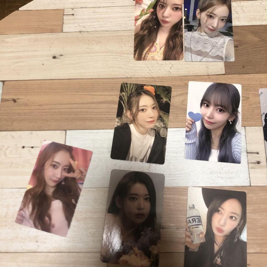 [USED] 66 Trading Cards Luseraphim Chaewon Yunjin Kazuha Sakura Lusera