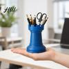 Chess Piece Design Pen Holder Holder, Makeup Brush Organizer, Minimalist Desk Decor, Multifunctional Organizer for Pens Brushes Dried Flowers,